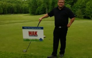 Golfcourse sponsored By MAK